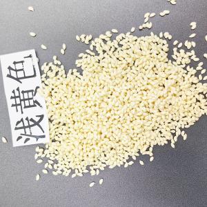 China Light Yellow Color Matching TPU Polymers Plastic Moulding Pellets on sale
