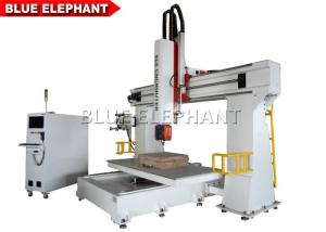 China 24KW Five Axis Cnc Milling Machine , Cnc Router Engraver Machine Italy HSD Brand Air Cooling Spindle on sale