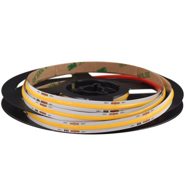 Cuttable new cob strip New design flexible 2700k warm white DC 24V 12V COB led strip lighting