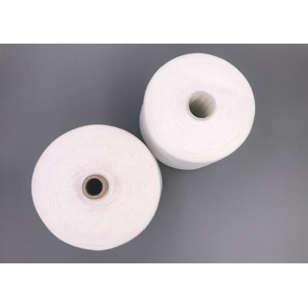 Raw White T40S/2 Sewing Thread 100% Ring Spun Polyester Machine Knitting Yarn