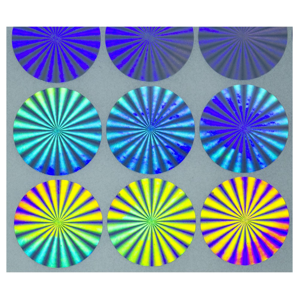 Anti Counterfeit CMYK Color Tamper Evident Security Labels