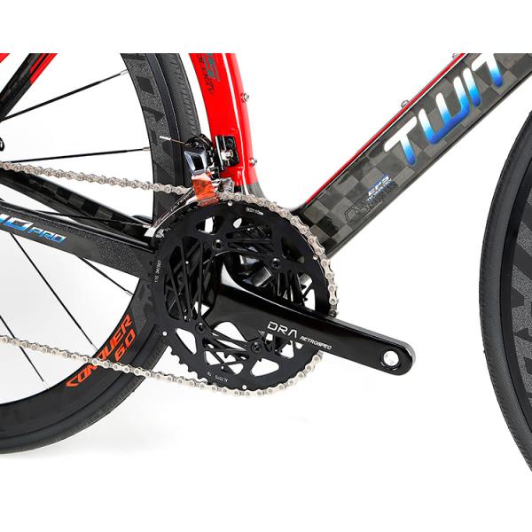 Custom Carbon Fiber Road Bike UV Laser Colorful Frame Reflective Water Decals