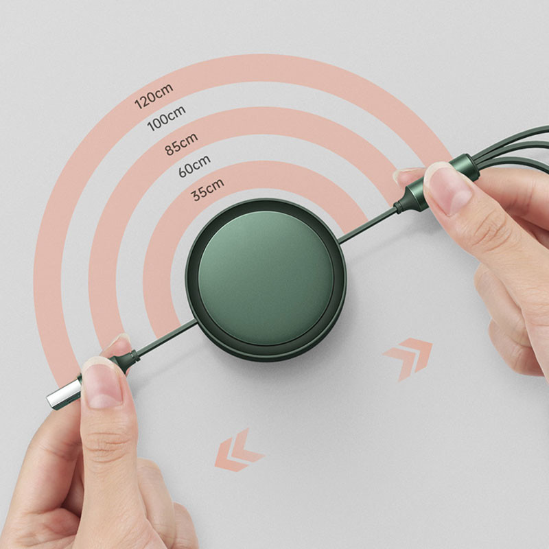 Retractable Multiple OD 3.5mm Universal Charging Cables Custom Logo
