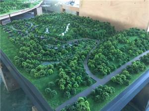 China 1.4x1.2m Trees Model Making Materials For Architectural Tourist Mountain , Display Working Maquette wholesale