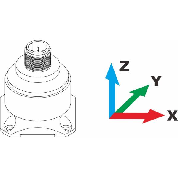 73.5g High Sensitivity Capacitive Mems Accelerometer 4mA To 20mA