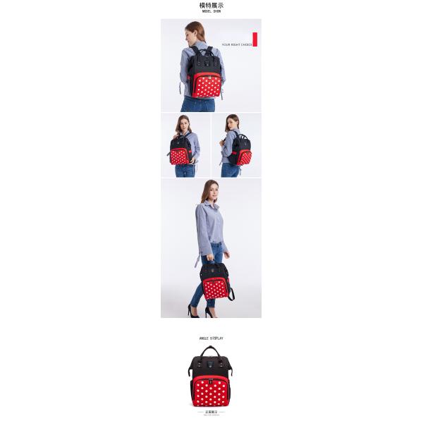 Hot Insulation Mummy Maternity Nappy Bag Waterproof Large Capacity Baby Diaper Bag With Stroller Strap For Baby Care