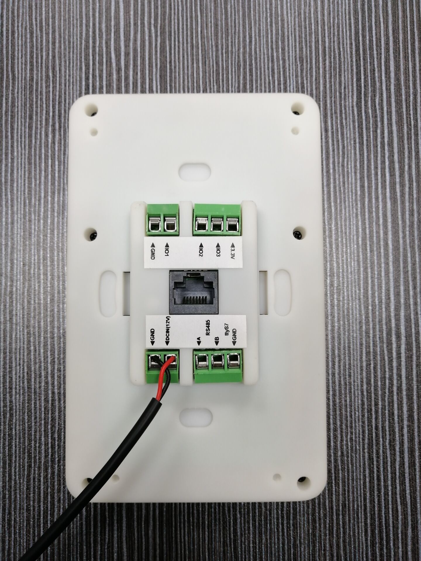 Smart House Loxone Touch Screen Android POE Tablet 5 Inch Wall Mount Terminal With Ethernet RJ45 RS232 RS485 GPIO Relay NFC