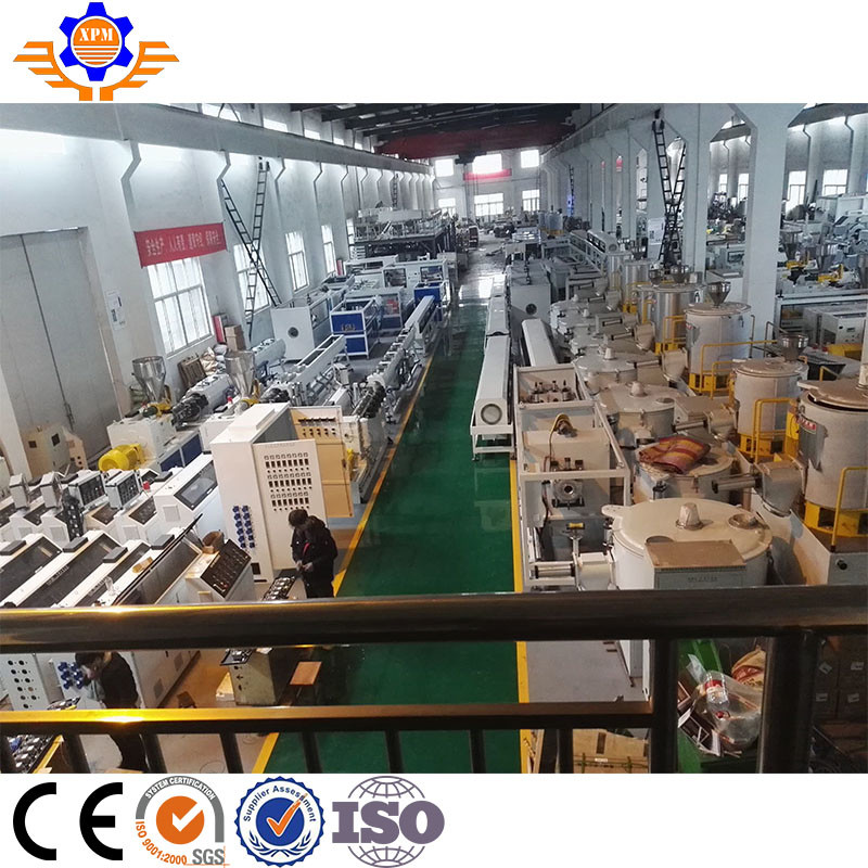 20 - 250MM Automatic PE Pipe Making Machine Single Screw Plastic Pipe Extrusion Line