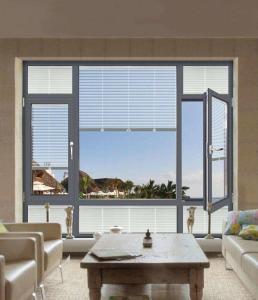 China Energy Saving Aluminum Casement Windows Indoor And Outdoor Flush Design wholesale