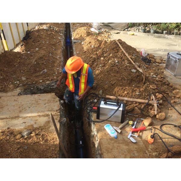 Automatic PE Pipe Electrofusion Welding Machine Bar Code Scanning
