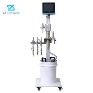 High Speed 6 Bar Cold Glue Applying Spraying Machine For Pizza Hamburger Box