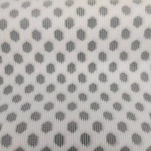 Breathable Airmesh White Polyester Mesh Fabric Recycled Polyester Mesh 430gsm