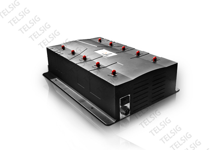 24 Hours 100W High Power Mobile Phone Jammer 10 Antenna Adjustable With AC Adapter