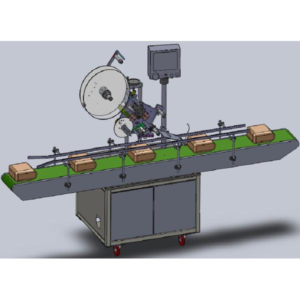ODM Adhesive Sticker Top And Bottom Labeler Machine 280KG for Square Bottle