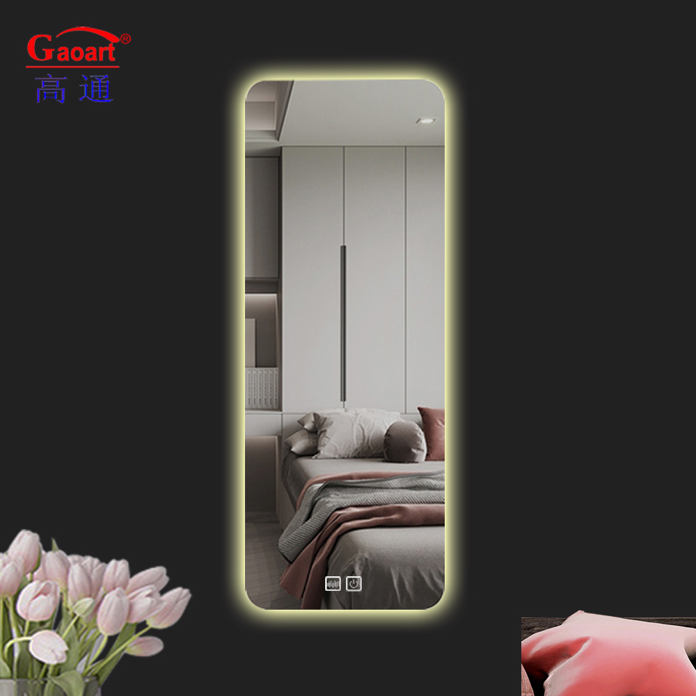Modern Design Illuminated Infinity Round LED Light Mirror for Smart Fitness Bath Room