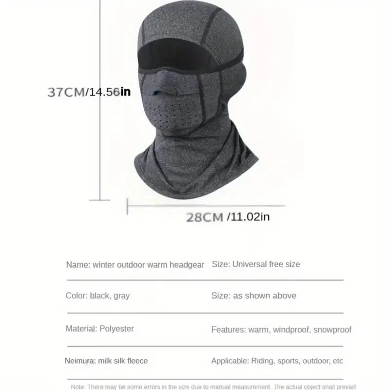 Polyester Outdoor Cycling Mask Thermal Windproof Stretchy Fleece Breathable Skiing Custom Logo Skimask Balaclava