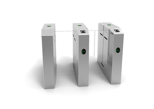 Quality Programmable RFID Access Control Turnstiles Flap Barrier Gate 220V 50HZ for sale