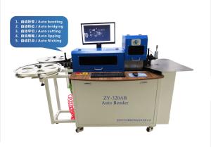 China Steel Rule CNC Notching Machine No Slot Joint Durable ZY - 320AB Model on sale