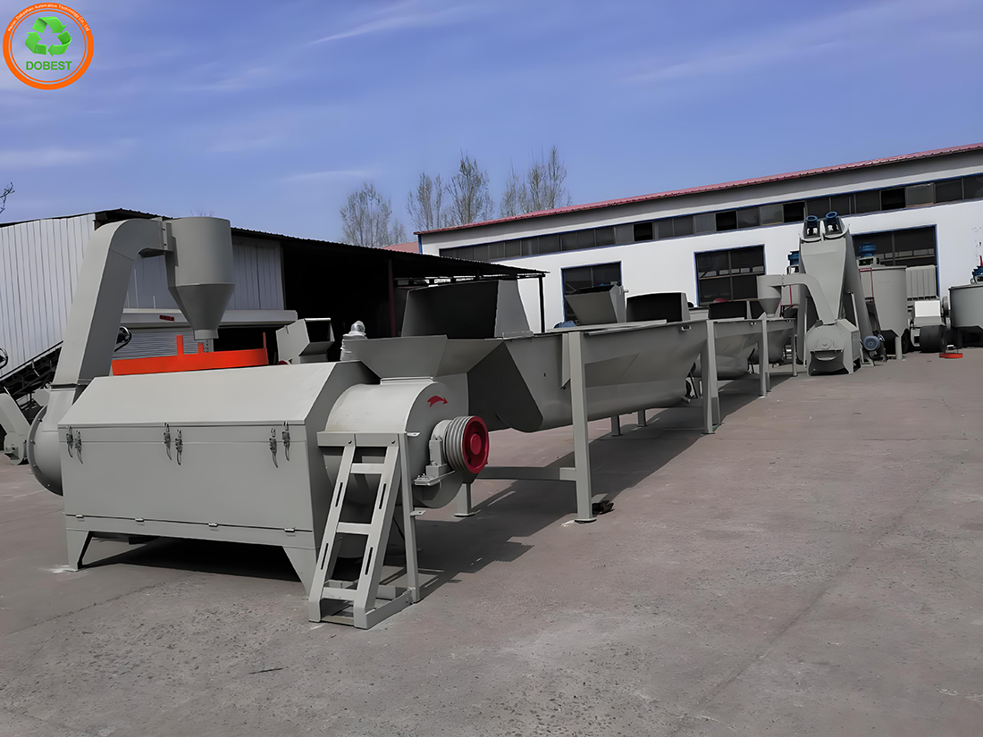 Garment Shops Waste Plastic Recycling Machine PP PE HDPE Flakes Washing Recycling Line