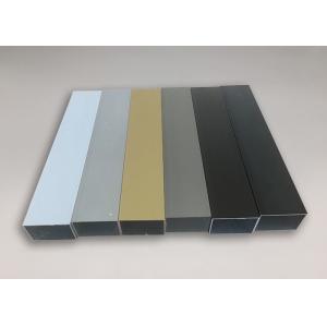 China Energy Efficient Wall Aluminium Rectangular Box Section Extrusions 6063 6061 wholesale