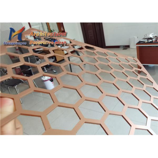 Punched Honeycomb Perforated Metal Sheet Carbon Steel 0.5mm