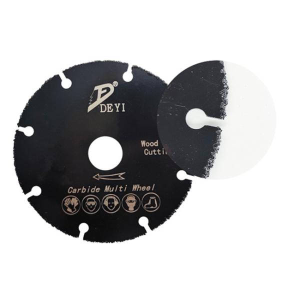 Nail Wood 125mm Circular Saw Blade Vacuum Brazed Cutter Head With Grit