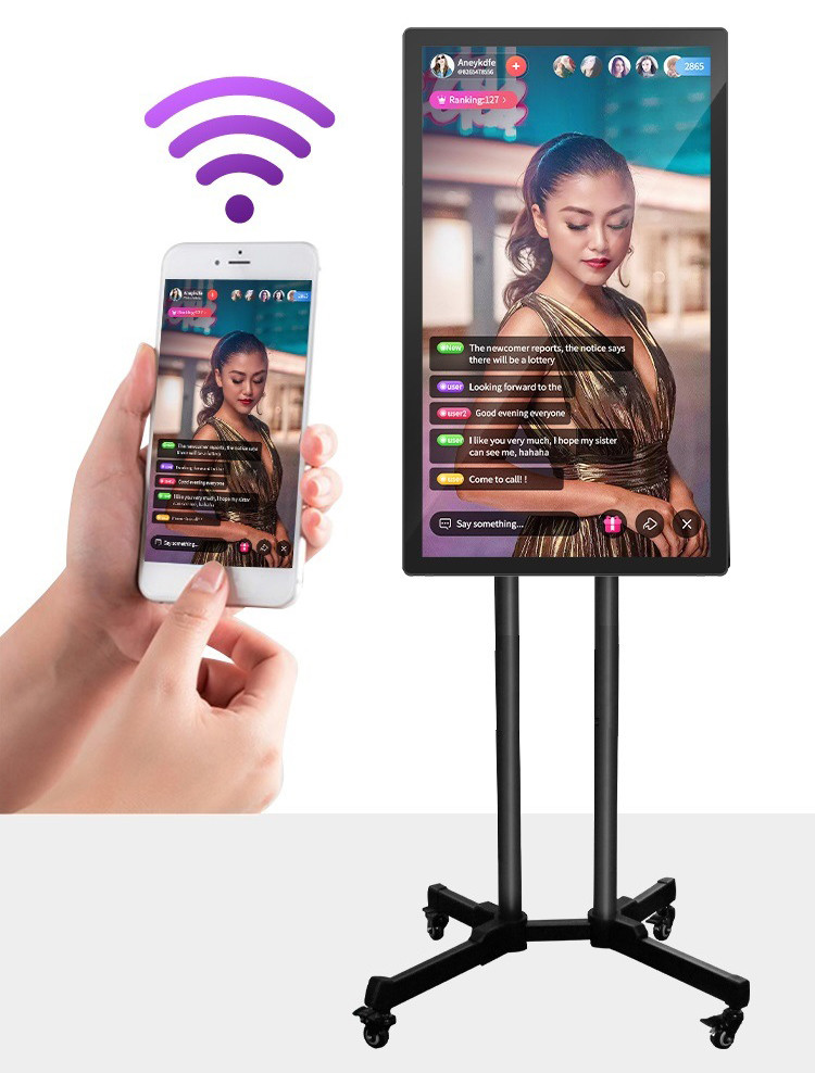 Customizable Mobile All In One Live Streaming Equipment Device 32inch LED Screen Broadcasting