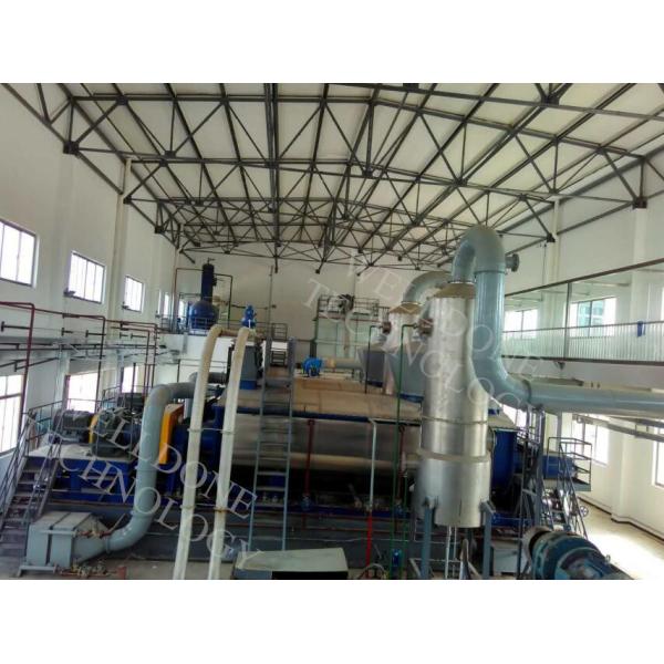 50 / 60Hz Sludge Dryer Machine Thermal Oil Heating 75% Drying Efficiency