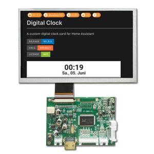 China 7 inch HDMI LCD Panel with LCD Controller Board on sale