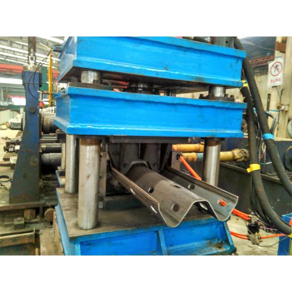 Highway construction guardrail plate two waves Cold Roll Forming Production Line Model PRF450