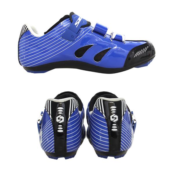 Blue SPD Indoor Cycling Shoes , Inside SPD Bicycle Shoes Water Resistant