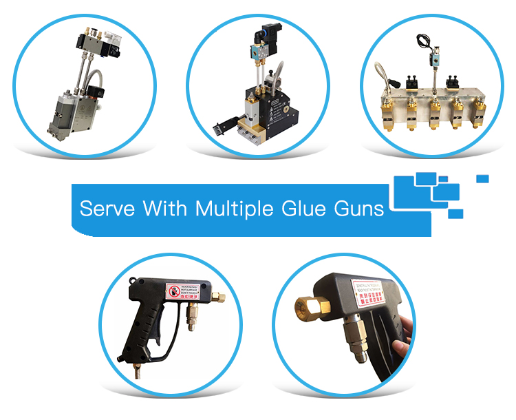 Selling Best New Design Hot Melt Glue Machine Hot Melt Glue Applicator Machine For Fabric With Glue Gun