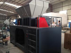 China plastic pallet shredder /wood pallet shredder with dust collector wholesale