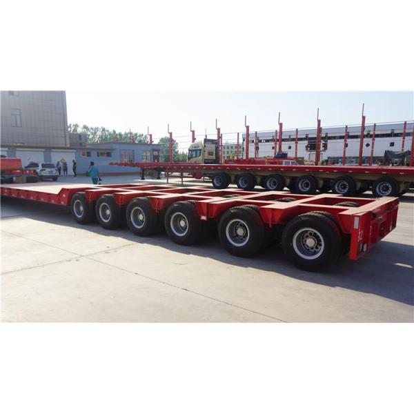 Multi Axle Hydraulic Heavy Equipment Lowbed Semi Trailer for Sale