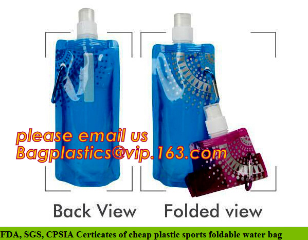 Customized logo folding sports water bottle/water bag/foldable bag for travel,Collapsible Water Bottle/Folding Water bag