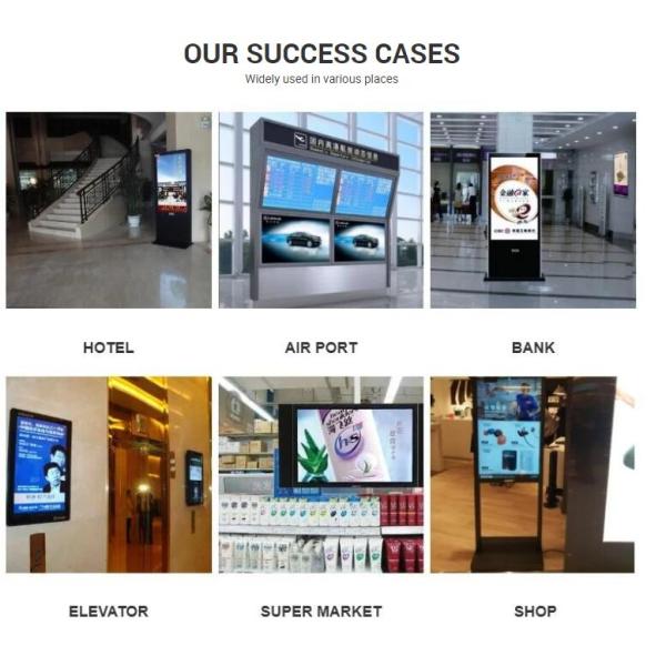 Digital Signage Media Player 1920x540 Stretched LCD Screen