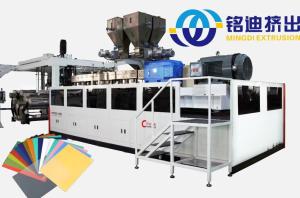 China Plastic PET PLA PP PS Sheet Extrusion Production Machine Extruder Line wholesale