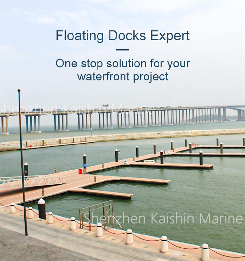 15 Years Lifespan LLDPE Floating Dock For Marinas Yacht Boat Floating Platform Pontoon