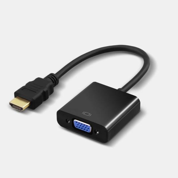 Quality 1080P HDMI To VGA Adapter OFC Digital To Analog Converter Cable For Xbox PS4 for sale