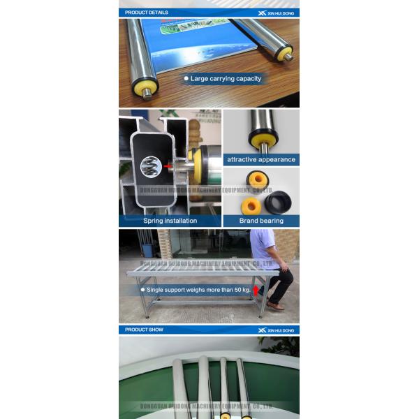 Small Lineshaft Roller Conveyor Systems , Gravity Feed Roller Conveyor For Material Handling