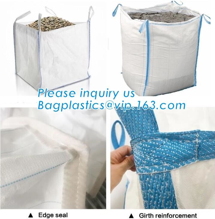 customizable PP u-panel baffle big bag /coated white woven PP jumbo bag/ventilated 4 panel baffle bag/all colors availab