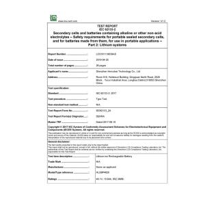 Shenzhen Herculesi Technology Co., Ltd. Certifications