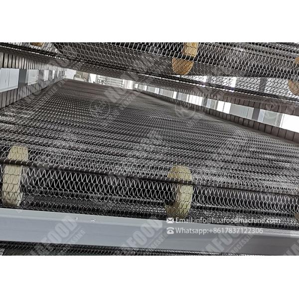 Light Industry Fruit And Vegetable Dryer Machine PLC Control One Piece Design