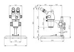 Stereo Optical Microscope Zoom Ratio , Trinocular Stereo Microscope With Camera