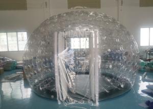 Airtight Igloo Transparent Inflatable Dome Tent With Led Light