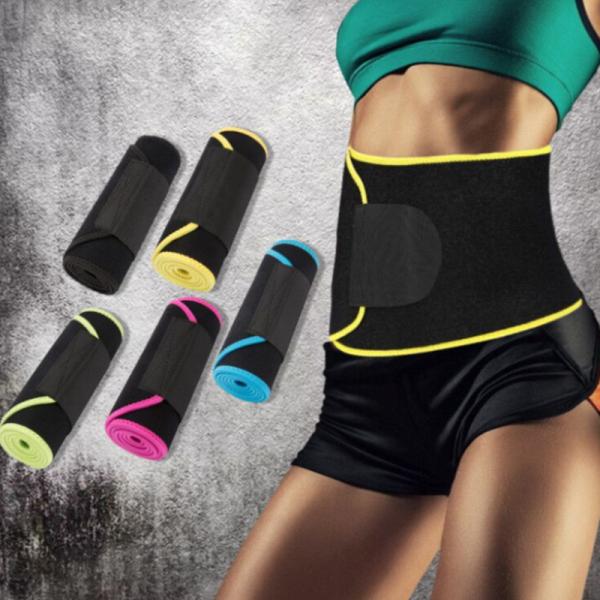 Quality 100cm Customized Elastic Waist Support Belt Sweaty Fabric for sale