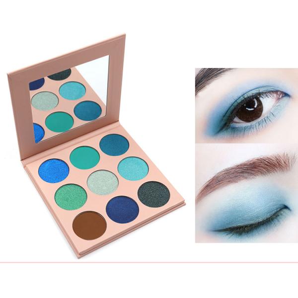 Pearlescent 9 Color Matte Cream Eyeshadow Vegan 130g Long Lasting