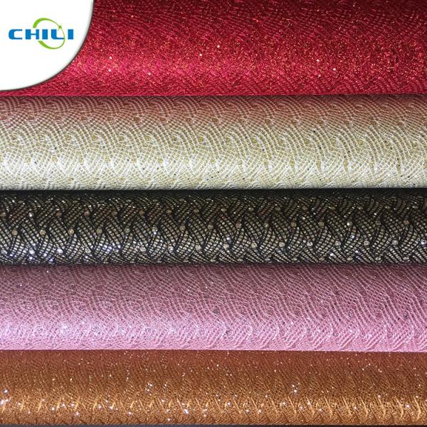 Glitter leather with mesh and new ZARINA