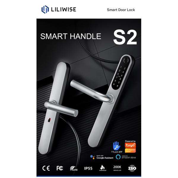 Wifi Waterproof Elegant Electronic Slim Digital Smart Door Lock