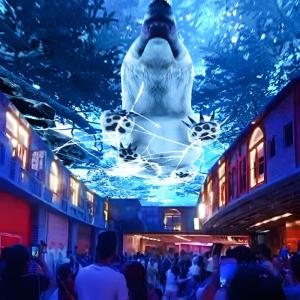China 10000 Lumens 3D Interactive Projection Sky Screen Immersive Dinner wholesale